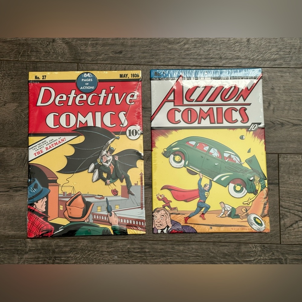 Action Detective Comics Batman Superman Book Series‎ Loot Crate Metal Signs